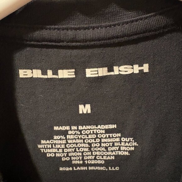 Billie Eilish Dual Photo T-Shirt - M - Picture 3 of 4